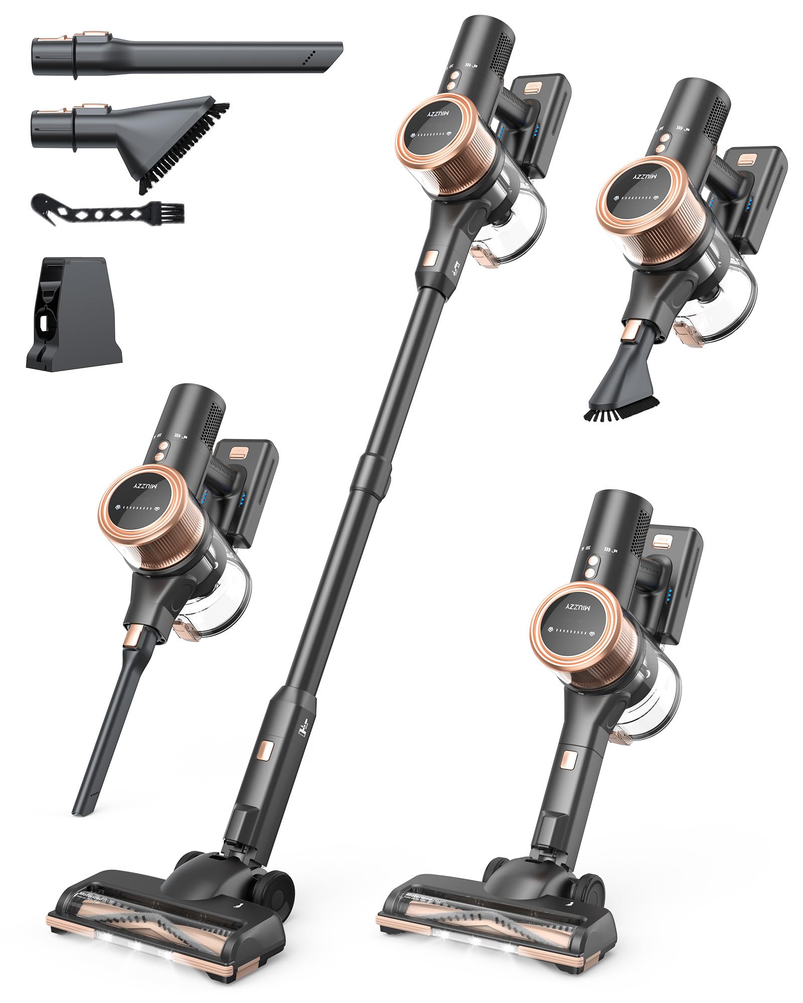 Amazon.com - MIUZZY 48kPA Cordless Vacuum Cleaner, 190AW Powerful